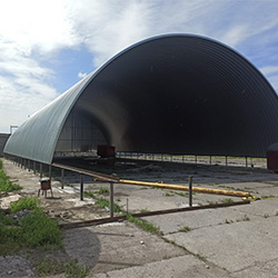 Строительство бескаркасных арочных ангаров в г. Черняховск